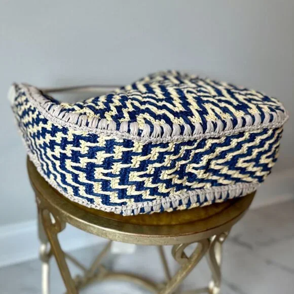 Tory Burch Thea Straw Bucket Shoulder Bag - Picture 6 of 15